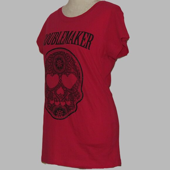 Lyric Nation Unisex K-Pop Troublemaker Skull Short-Sleeve T-Shirt Size L (C205) - Picture 3 of 6